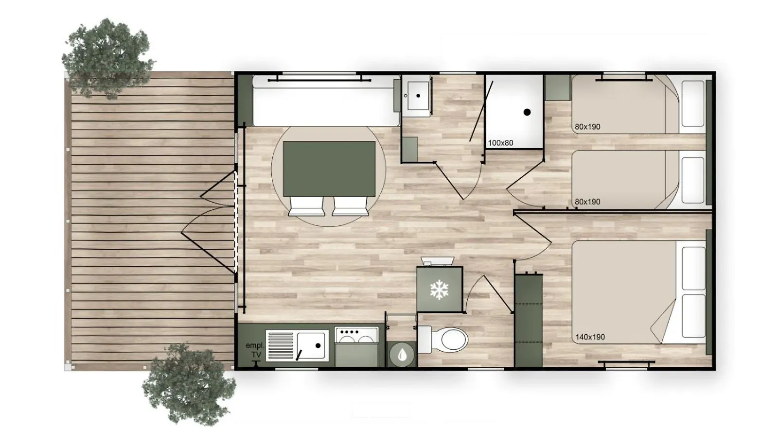 Eco-Lodge Lou Pantaï Le Pradet Camping